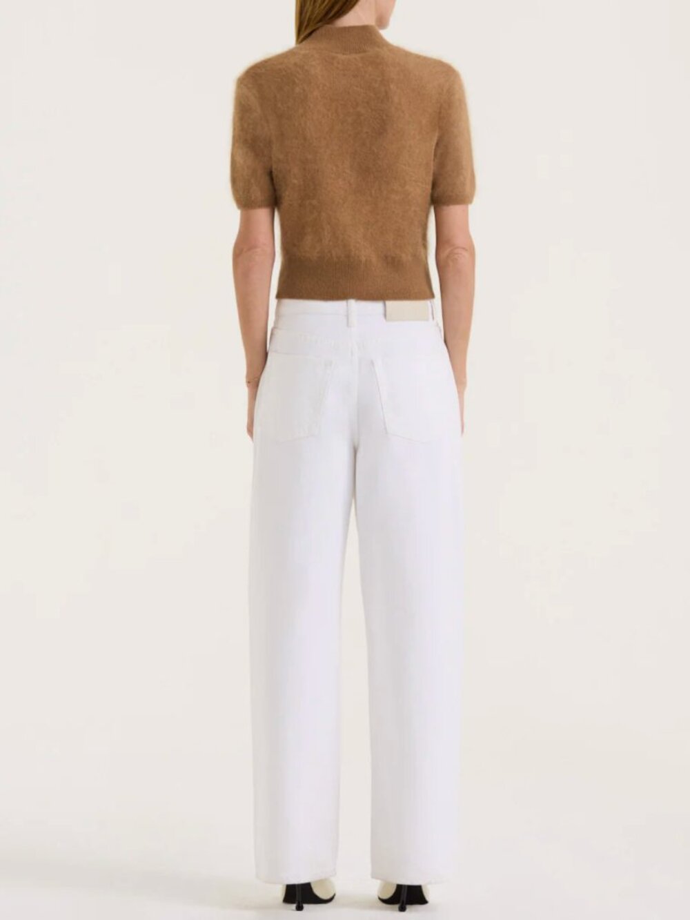 NWT HENNE Gisella Jean 23/24/25/26 White Clean Fit Quiet Lux - Picture 11 of 12